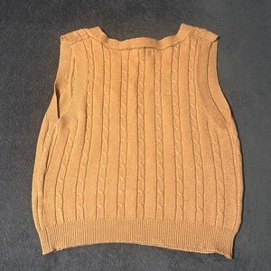 Brown knit sweat